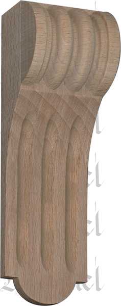 Holzapplikation antik, Buche. Kapitell Holz, Holzzierteil antik, Holzkapitell, Kapitelle Holz